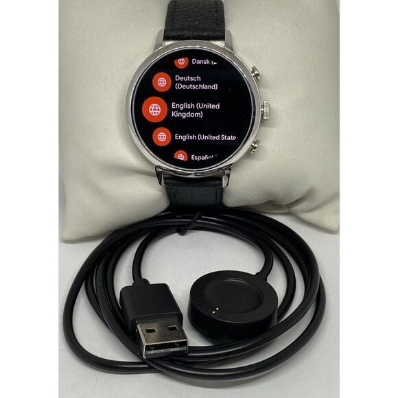 Fossil Gen 4 Authentic Digital Dial Smart Watch Custom Band FTW6017 DC110 - Picture 1 of 12